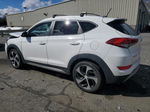 2017 Hyundai Tucson Limited White vin: KM8J3CA26HU352884