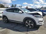 2017 Hyundai Tucson Limited White vin: KM8J3CA26HU352884