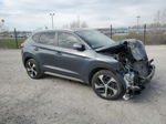 2017 Hyundai Tucson Limited Gray vin: KM8J3CA26HU383116