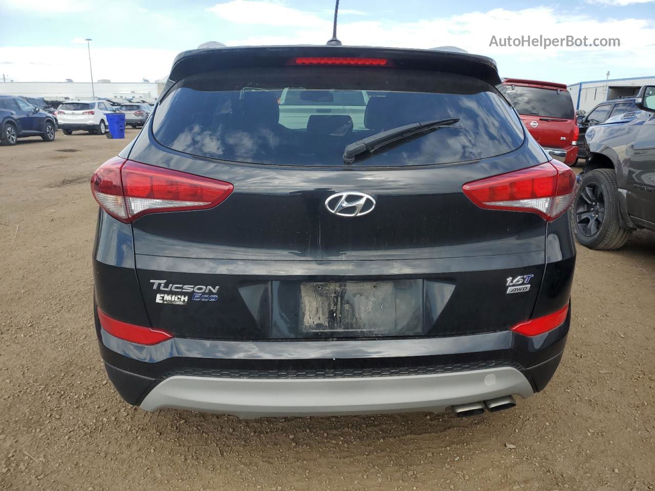 2017 Hyundai Tucson Limited Black vin: KM8J3CA26HU383701