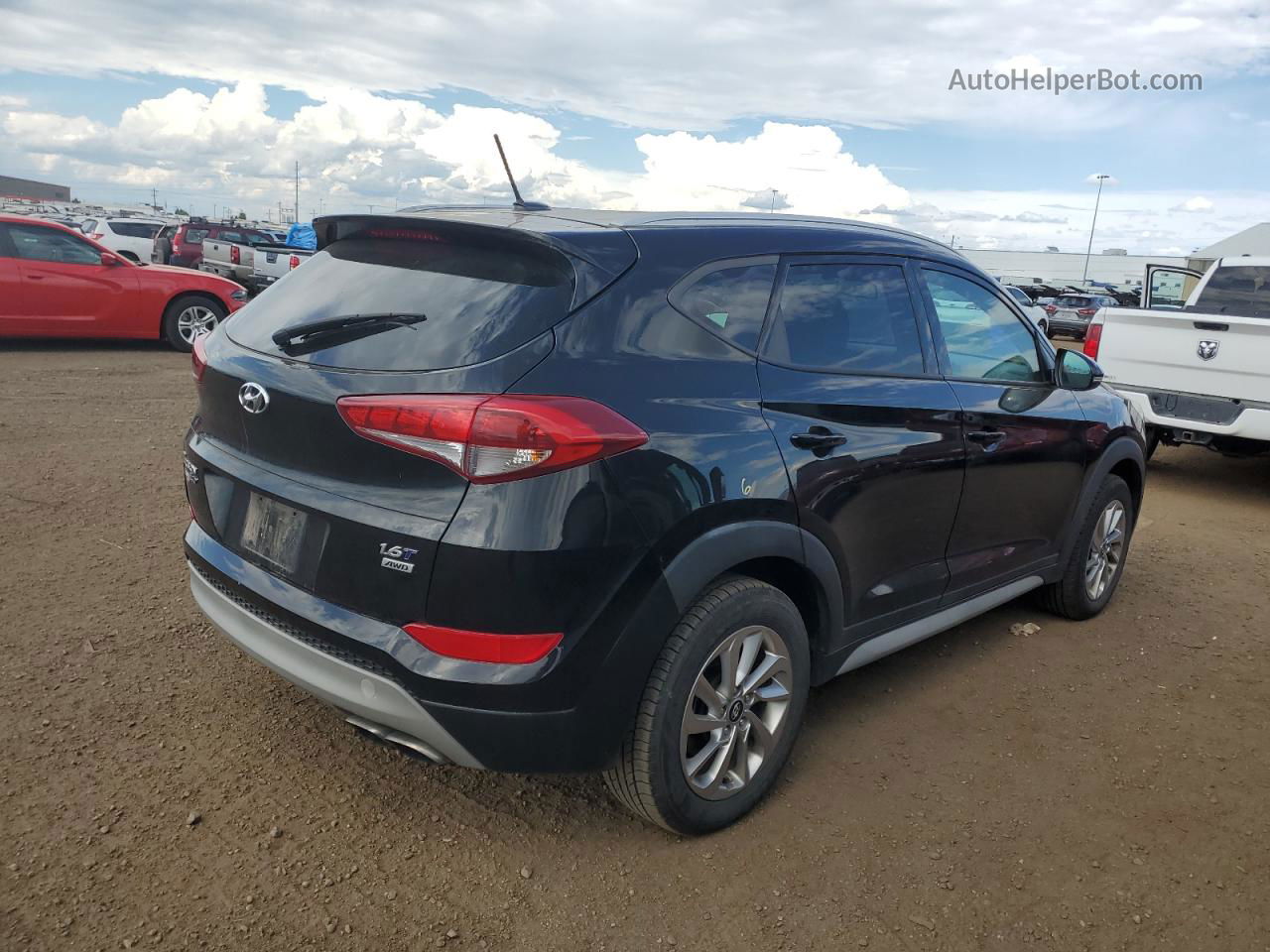 2017 Hyundai Tucson Limited Black vin: KM8J3CA26HU383701