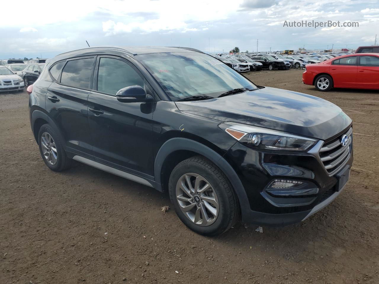 2017 Hyundai Tucson Limited Black vin: KM8J3CA26HU383701