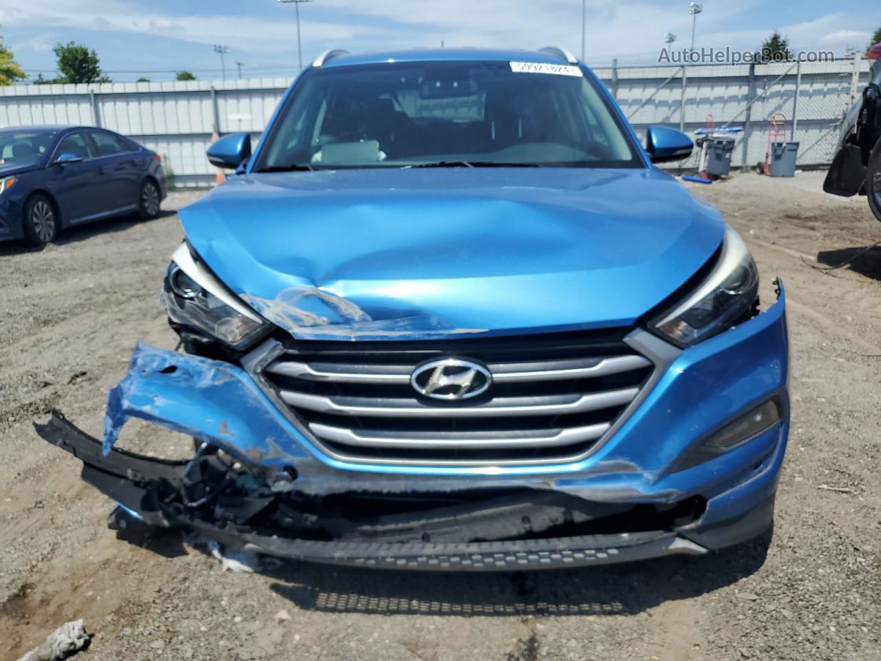 2017 Hyundai Tucson Limited Blue vin: KM8J3CA26HU385951