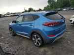 2017 Hyundai Tucson Limited Blue vin: KM8J3CA26HU462110