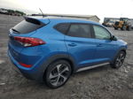 2017 Hyundai Tucson Limited Синий vin: KM8J3CA26HU462110