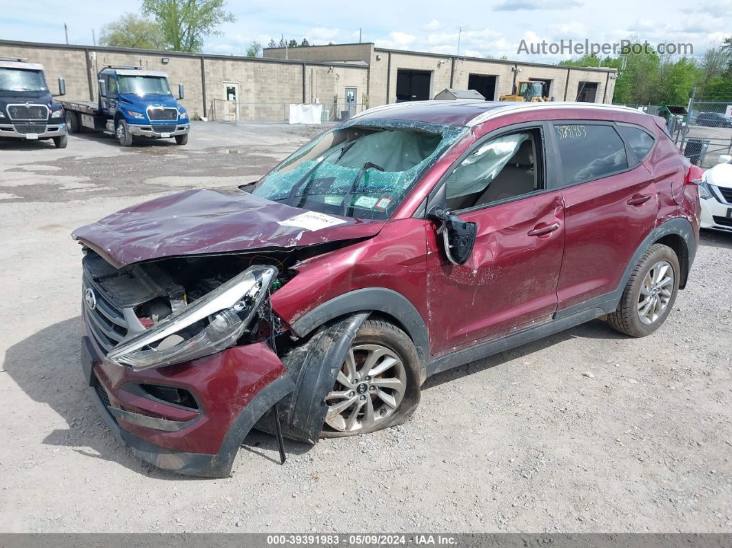 2016 Hyundai Tucson Eco Burgundy vin: KM8J3CA27GU060837