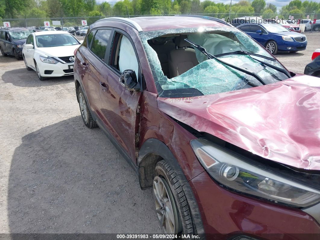 2016 Hyundai Tucson Eco Burgundy vin: KM8J3CA27GU060837