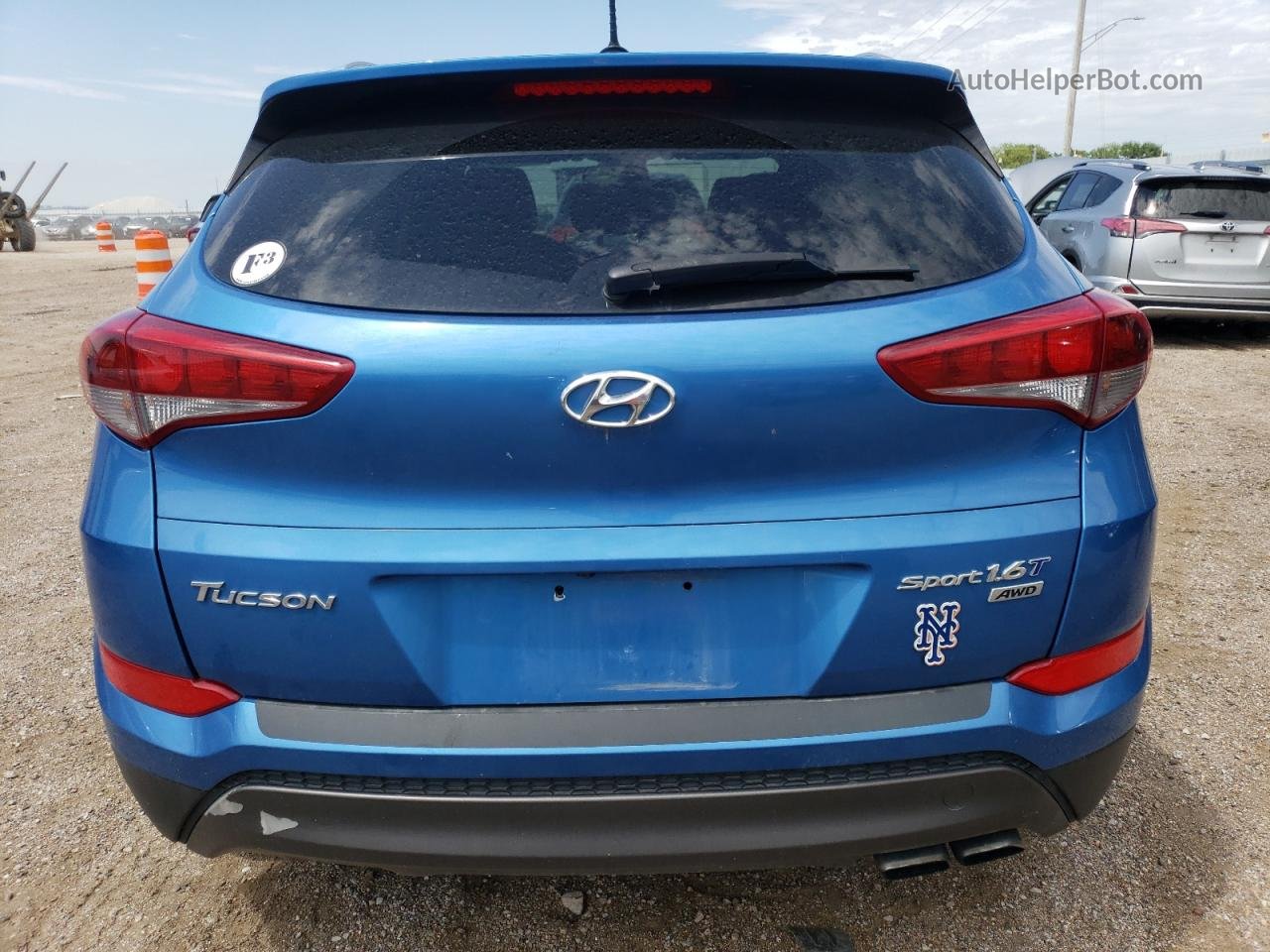 2016 Hyundai Tucson Limited Синий vin: KM8J3CA27GU247284