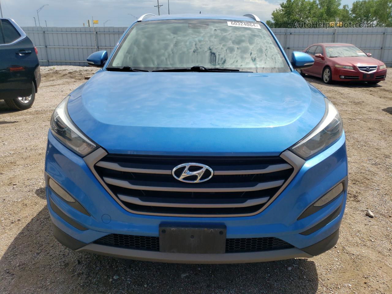 2016 Hyundai Tucson Limited Blue vin: KM8J3CA27GU247284