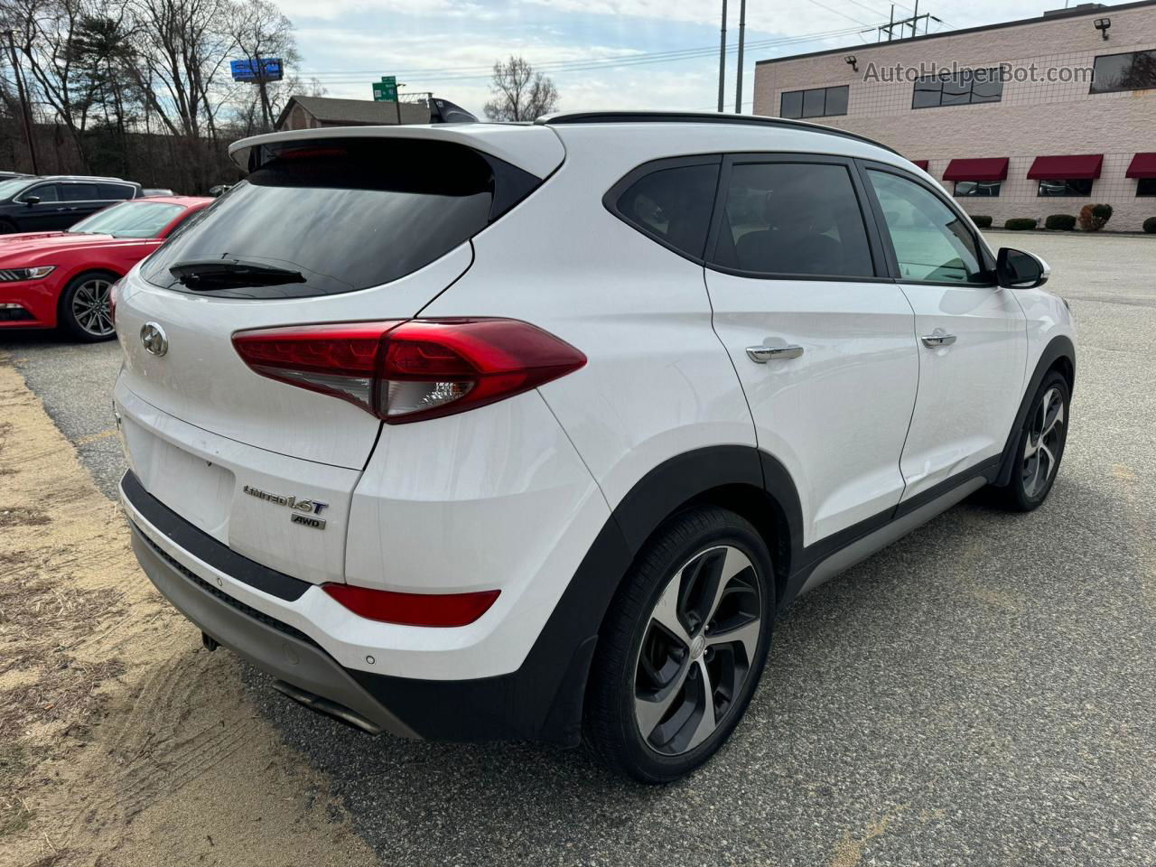 2017 Hyundai Tucson Limited White vin: KM8J3CA27HU282909