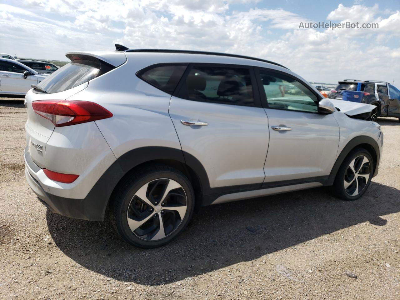 2017 Hyundai Tucson Limited Silver vin: KM8J3CA27HU339030