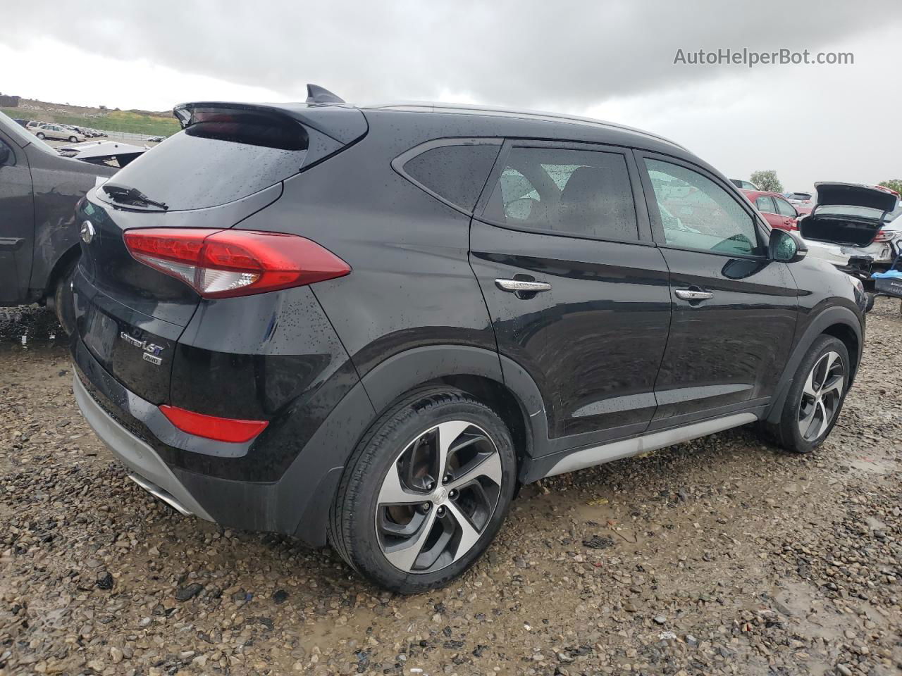 2017 Hyundai Tucson Limited Black vin: KM8J3CA27HU388518