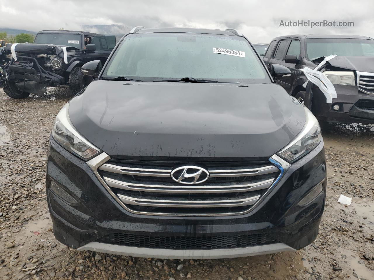 2017 Hyundai Tucson Limited Black vin: KM8J3CA27HU388518