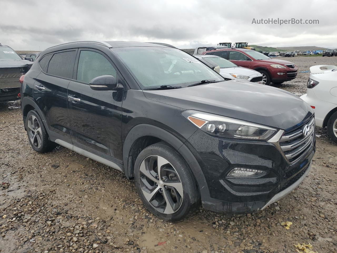 2017 Hyundai Tucson Limited Black vin: KM8J3CA27HU388518