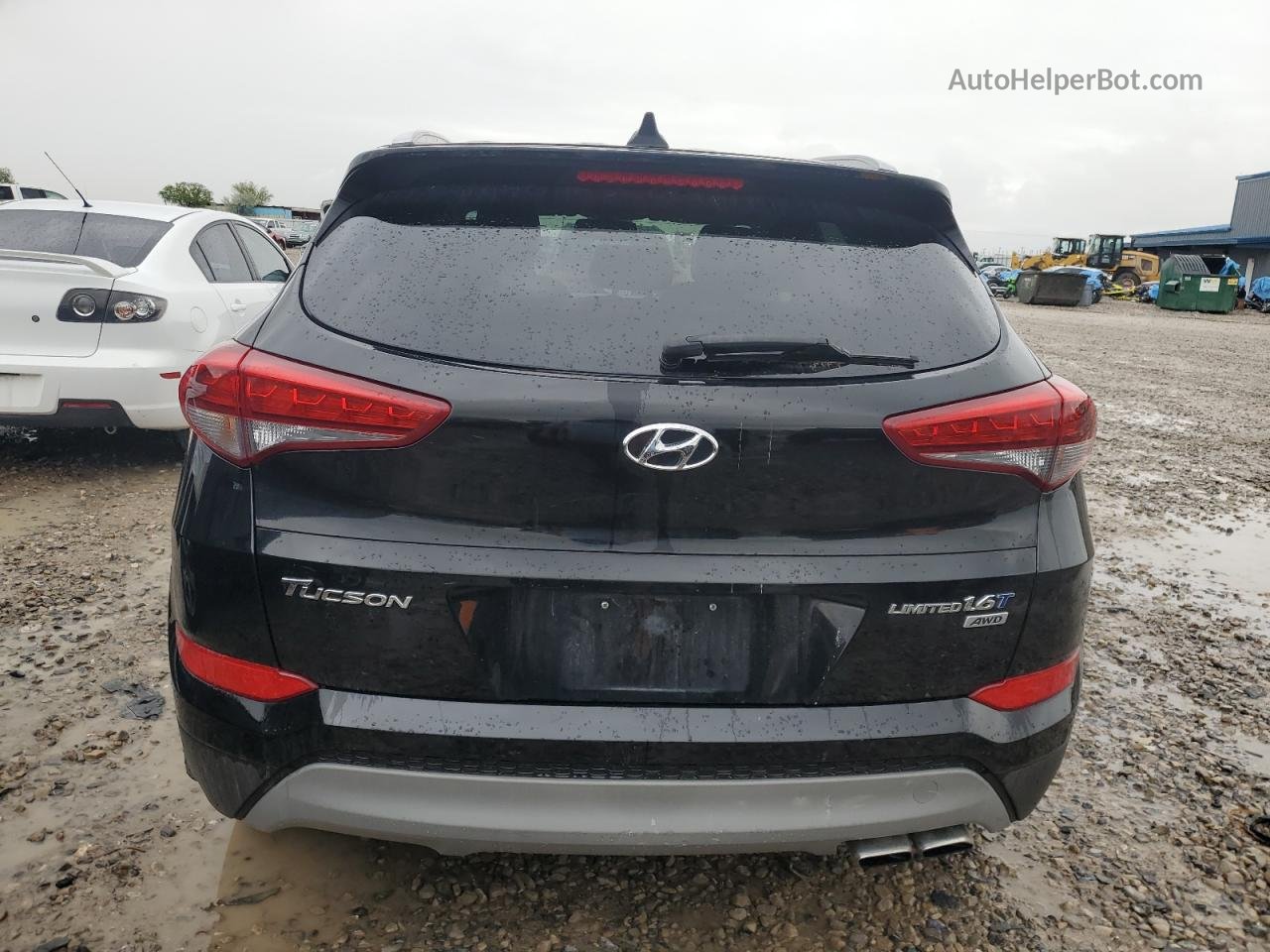 2017 Hyundai Tucson Limited Black vin: KM8J3CA27HU388518