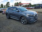 2017 Hyundai Tucson Limited Серый vin: KM8J3CA27HU404457