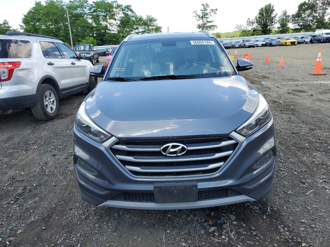 2017 Hyundai Tucson Limited Gray vin: KM8J3CA27HU404457