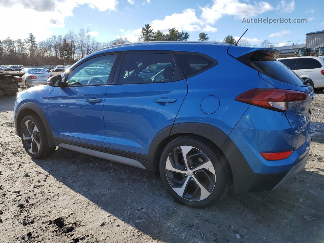 2017 Hyundai Tucson Limited Blue vin: KM8J3CA27HU415314