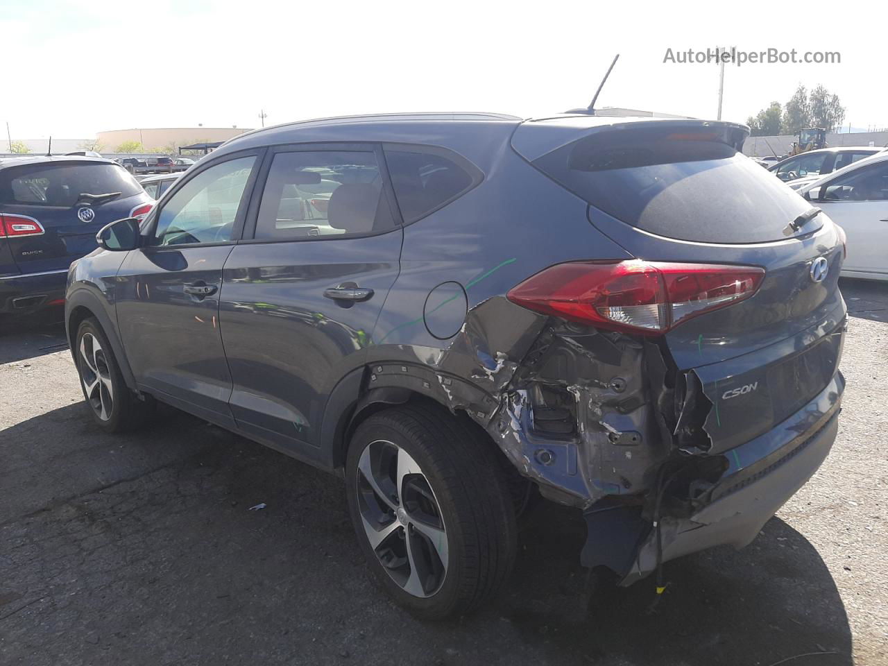 2017 Hyundai Tucson Limited Угольный vin: KM8J3CA27HU526980