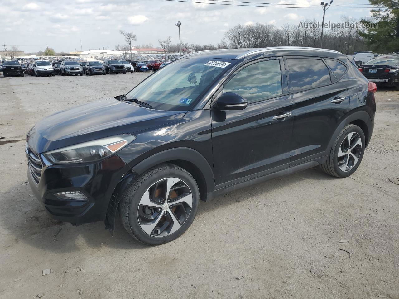 2016 Hyundai Tucson Limited Black vin: KM8J3CA28GU041925