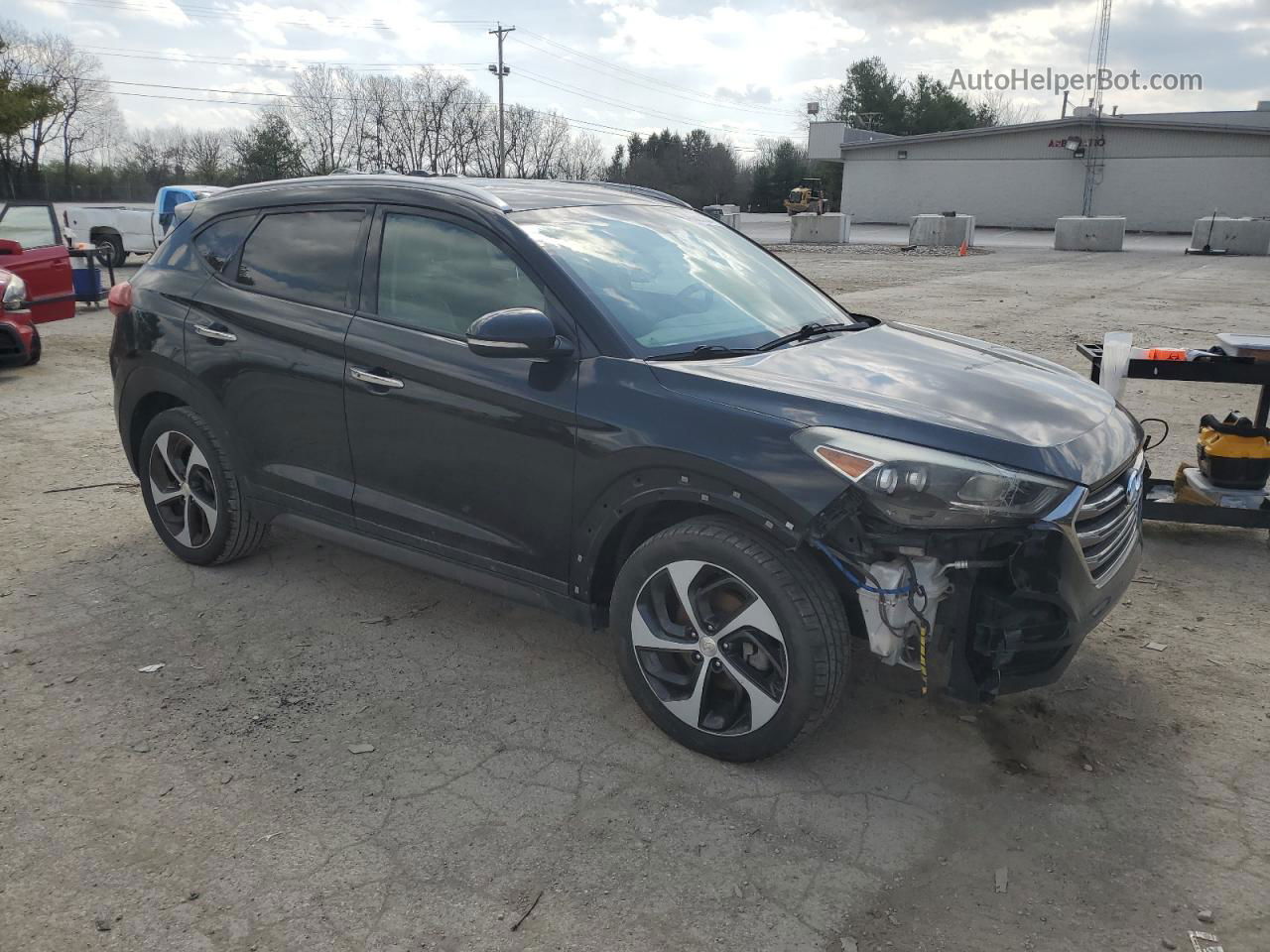 2016 Hyundai Tucson Limited Black vin: KM8J3CA28GU041925