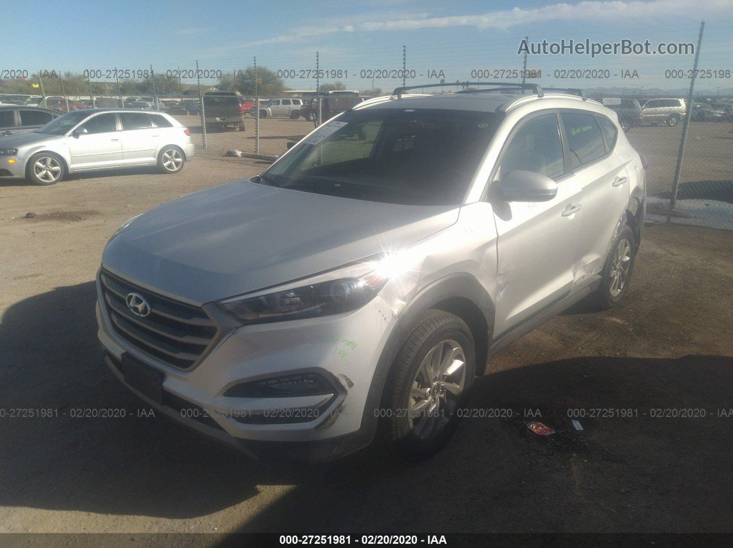 2016 Hyundai Tucson Limited/sport And Eco/se Серебряный vin: KM8J3CA28GU201236