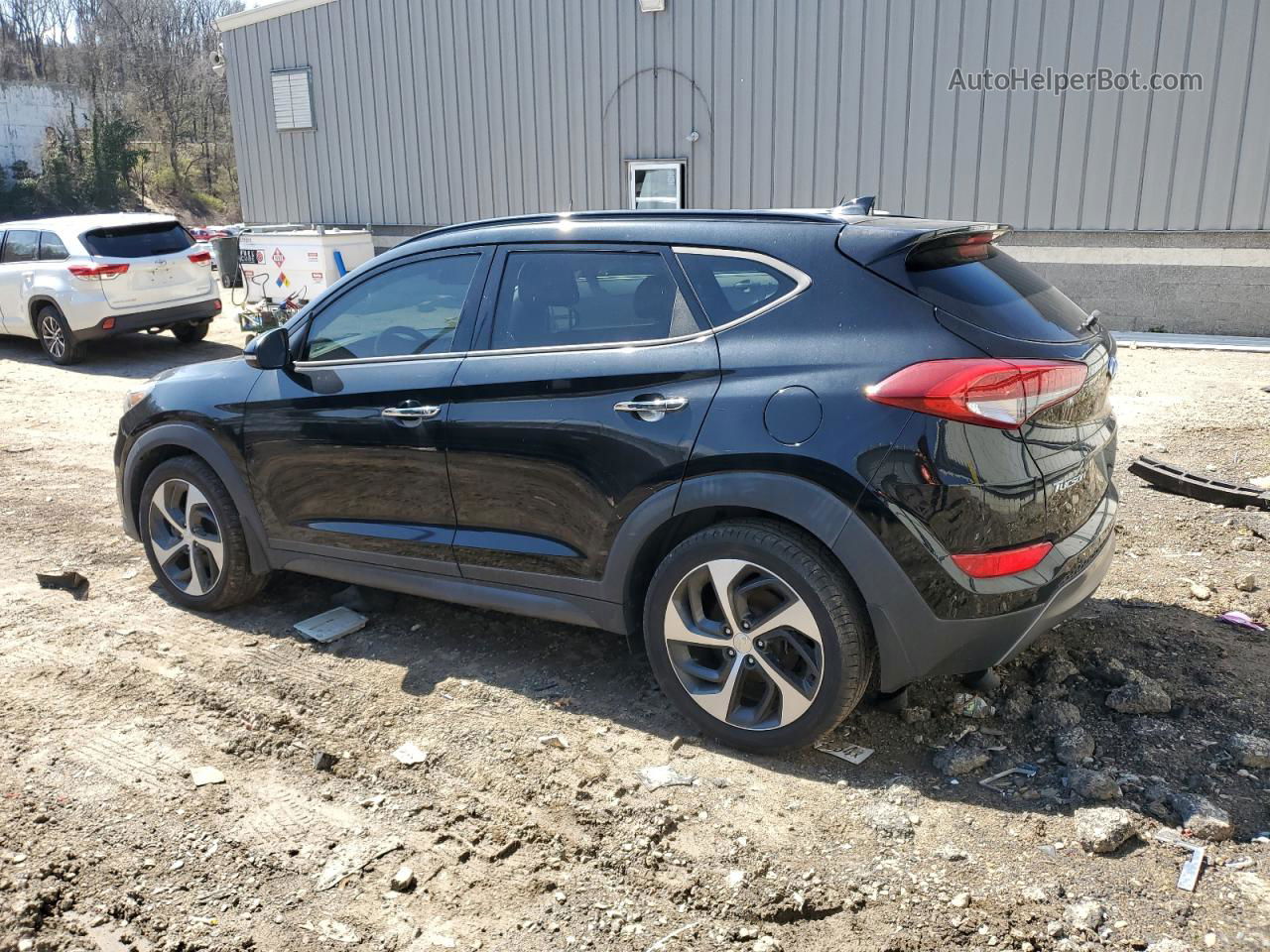 2016 Hyundai Tucson Limited Черный vin: KM8J3CA28GU217484