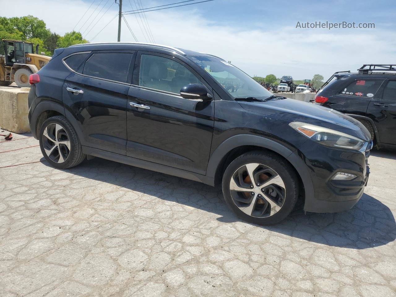 2016 Hyundai Tucson Limited Black vin: KM8J3CA28GU233510