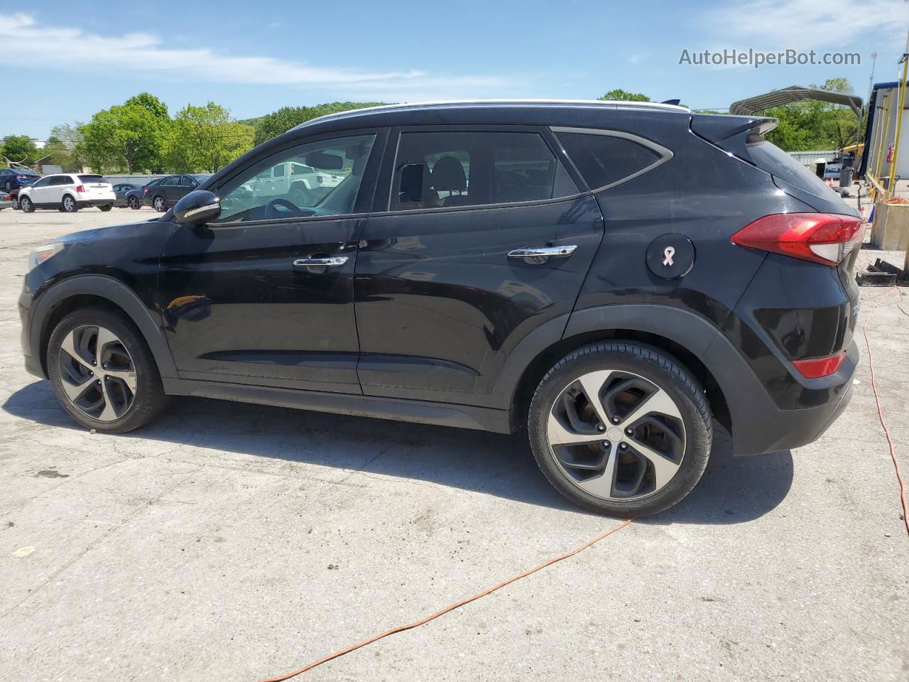 2016 Hyundai Tucson Limited Black vin: KM8J3CA28GU233510