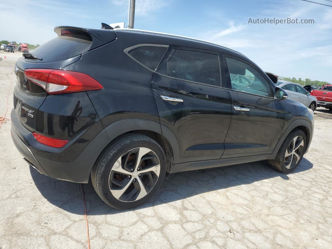 2016 Hyundai Tucson Limited Black vin: KM8J3CA28GU233510