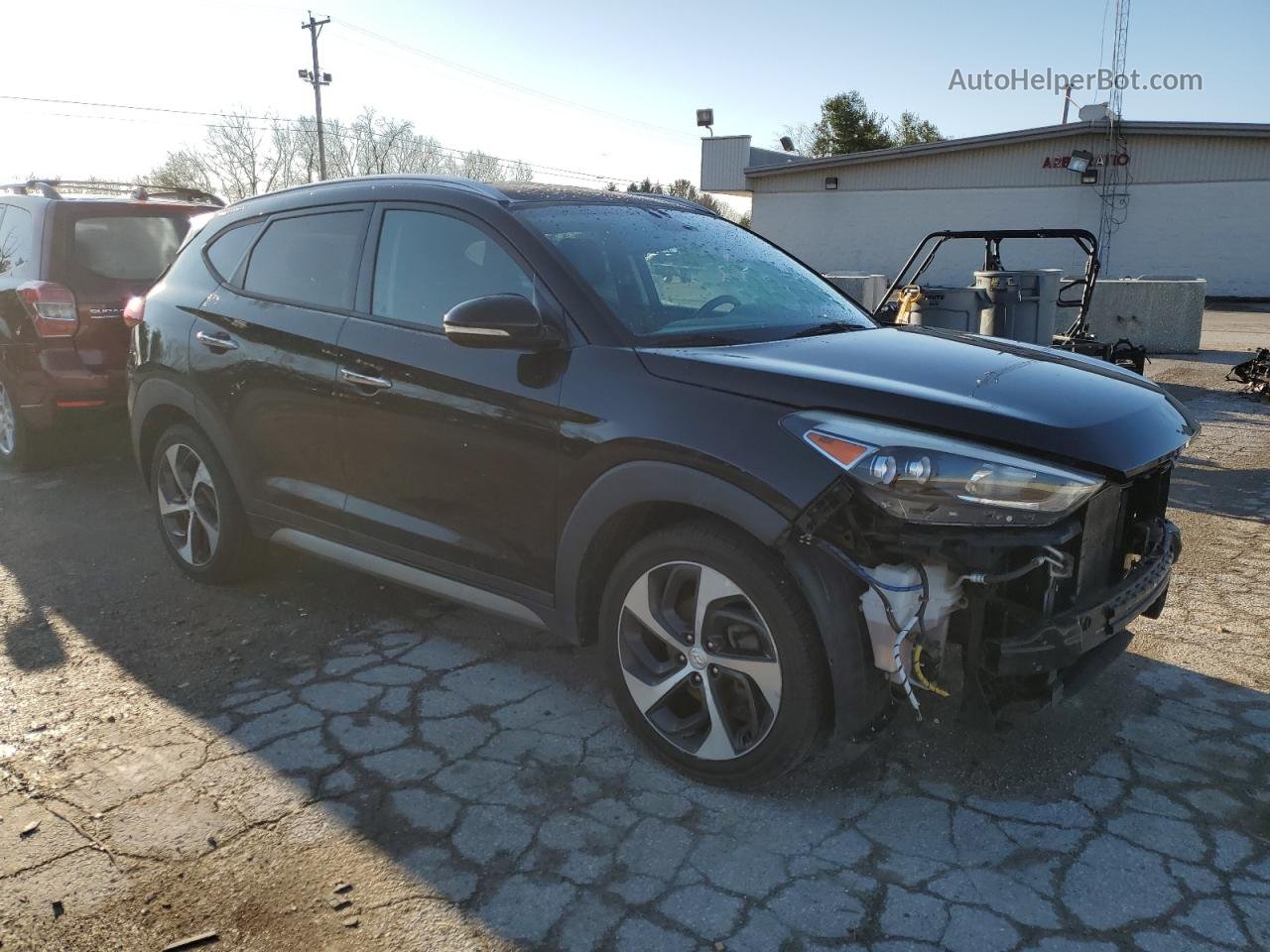 2017 Hyundai Tucson Limited Black vin: KM8J3CA28HU271241