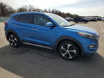 2017 Hyundai Tucson Limited Blue vin: KM8J3CA28HU305291