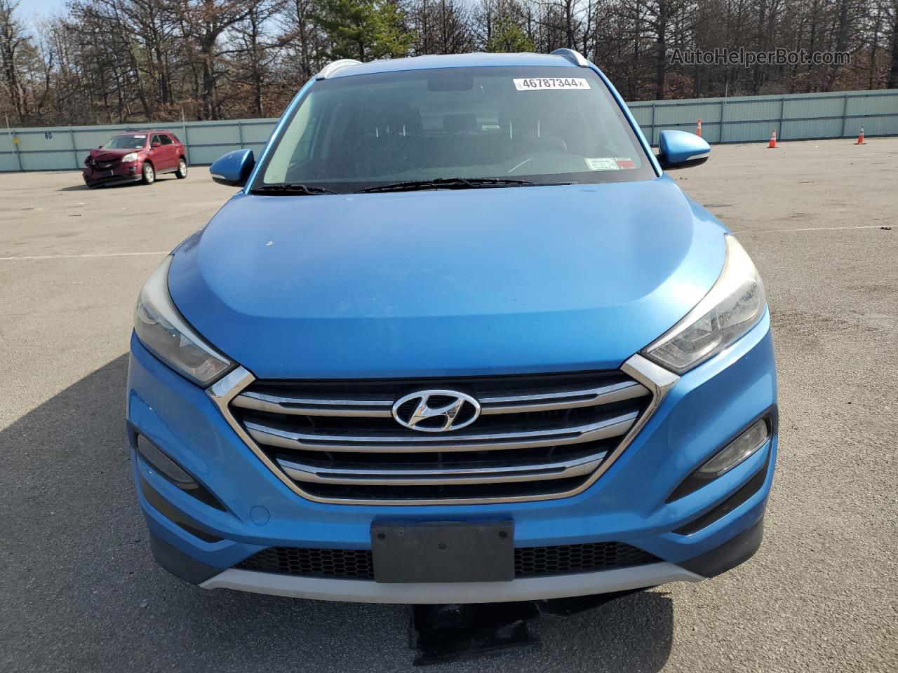 2017 Hyundai Tucson Limited Blue vin: KM8J3CA28HU305291