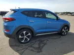 2017 Hyundai Tucson Limited Blue vin: KM8J3CA28HU305291