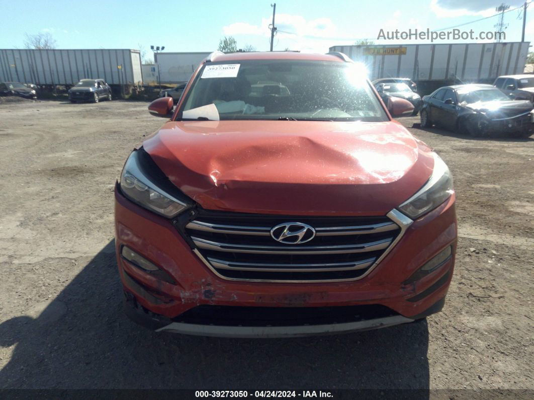 2017 Hyundai Tucson Limited Orange vin: KM8J3CA28HU308899