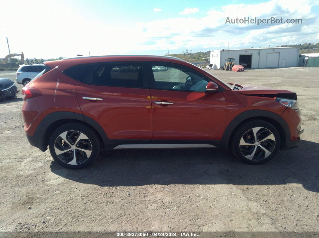 2017 Hyundai Tucson Limited Orange vin: KM8J3CA28HU308899