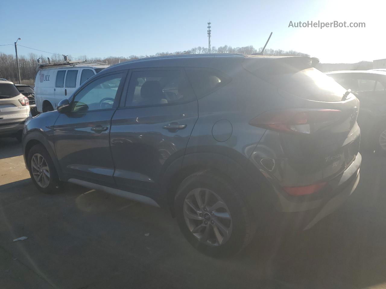 2017 Hyundai Tucson Limited Gray vin: KM8J3CA28HU398216