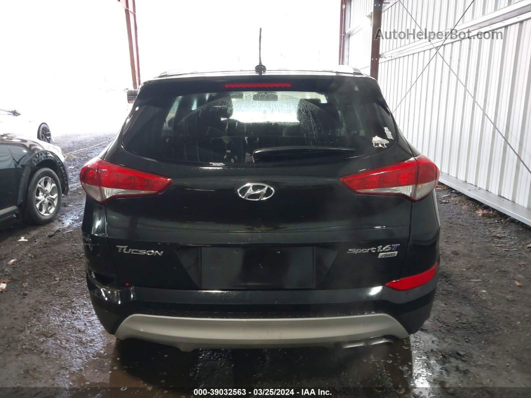 2017 Hyundai Tucson Sport Черный vin: KM8J3CA28HU407836