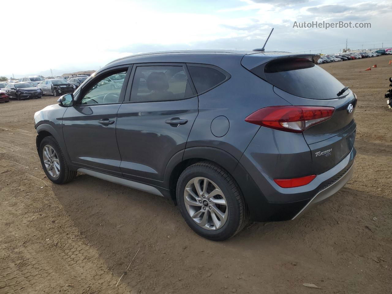 2017 Hyundai Tucson Limited Gray vin: KM8J3CA28HU532903