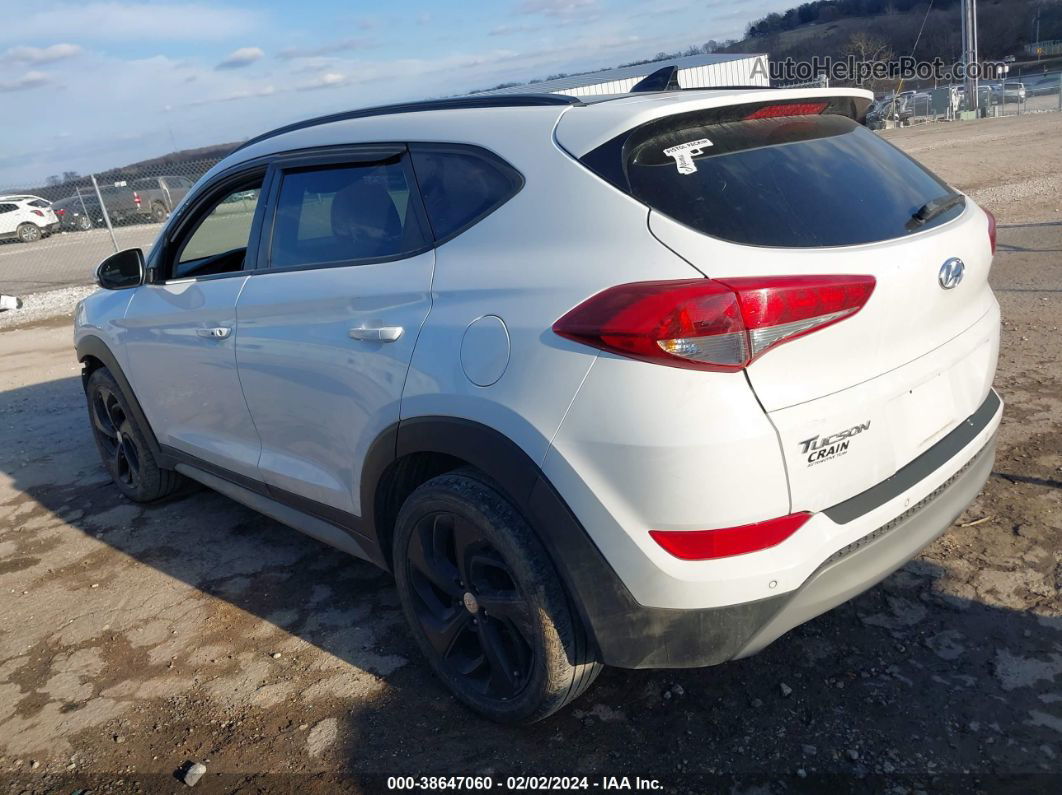 2018 Hyundai Tucson Value White vin: KM8J3CA28JU669927