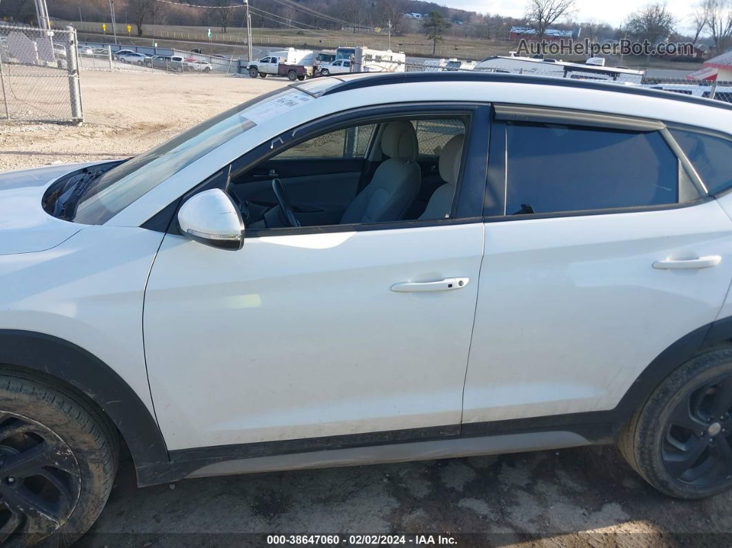 2018 Hyundai Tucson Value White vin: KM8J3CA28JU669927