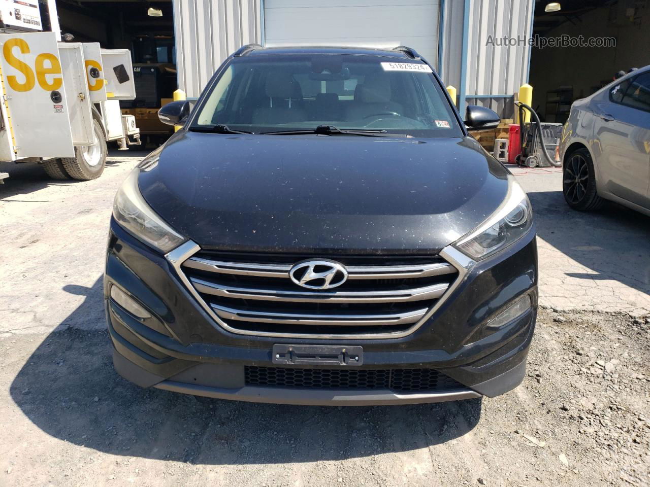 2016 Hyundai Tucson Limited Черный vin: KM8J3CA29GU030562