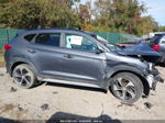 2017 Hyundai Tucson Limited Gray vin: KM8J3CA29HU371297