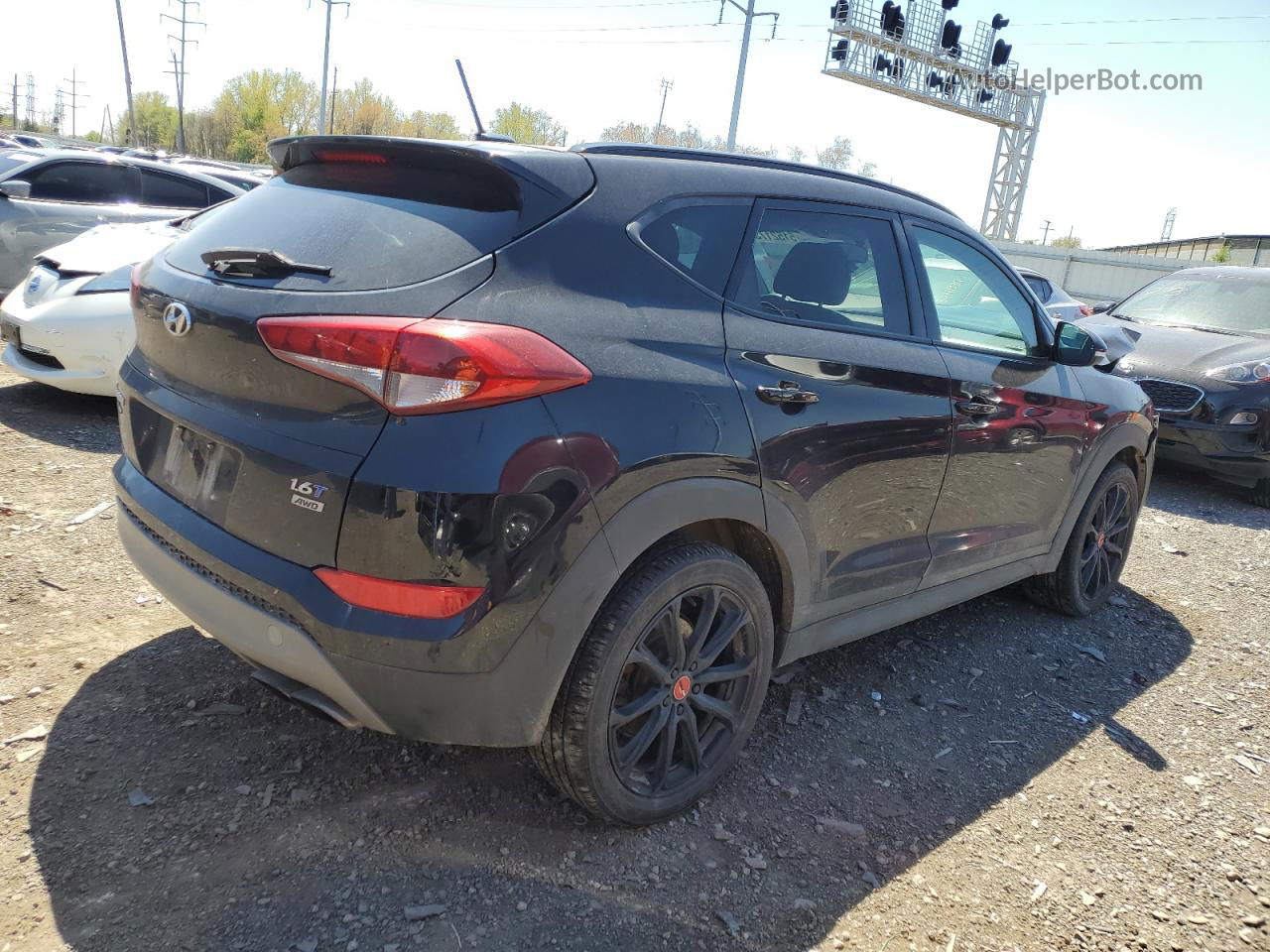 2017 Hyundai Tucson Limited Black vin: KM8J3CA29HU455815