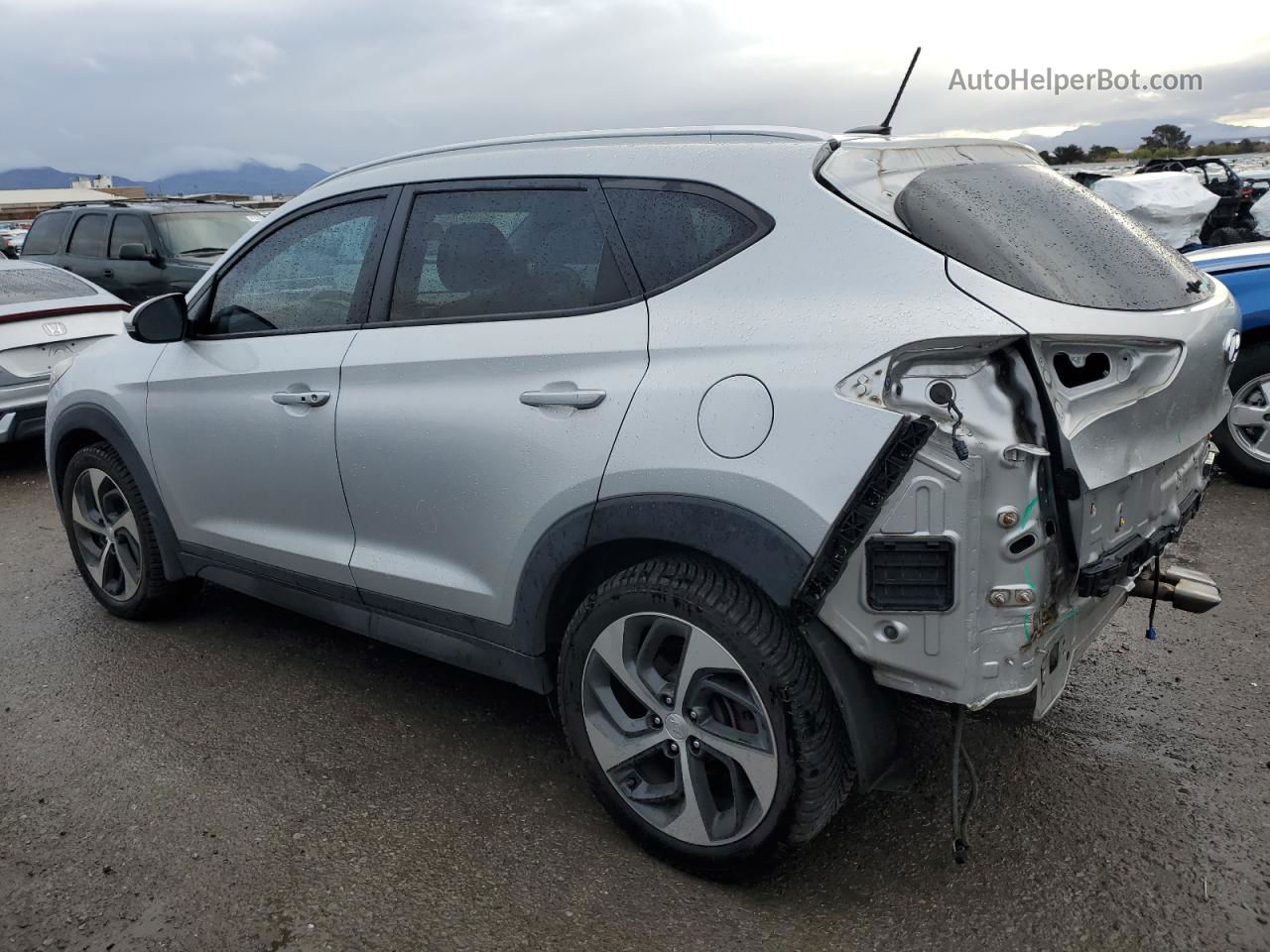 2016 Hyundai Tucson Limited Серебряный vin: KM8J3CA2XGU087126