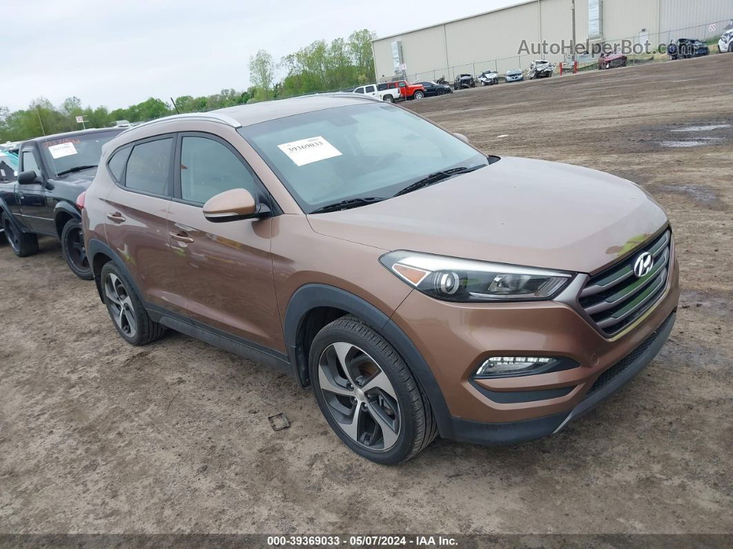 2016 Hyundai Tucson Sport Brown vin: KM8J3CA2XGU140441