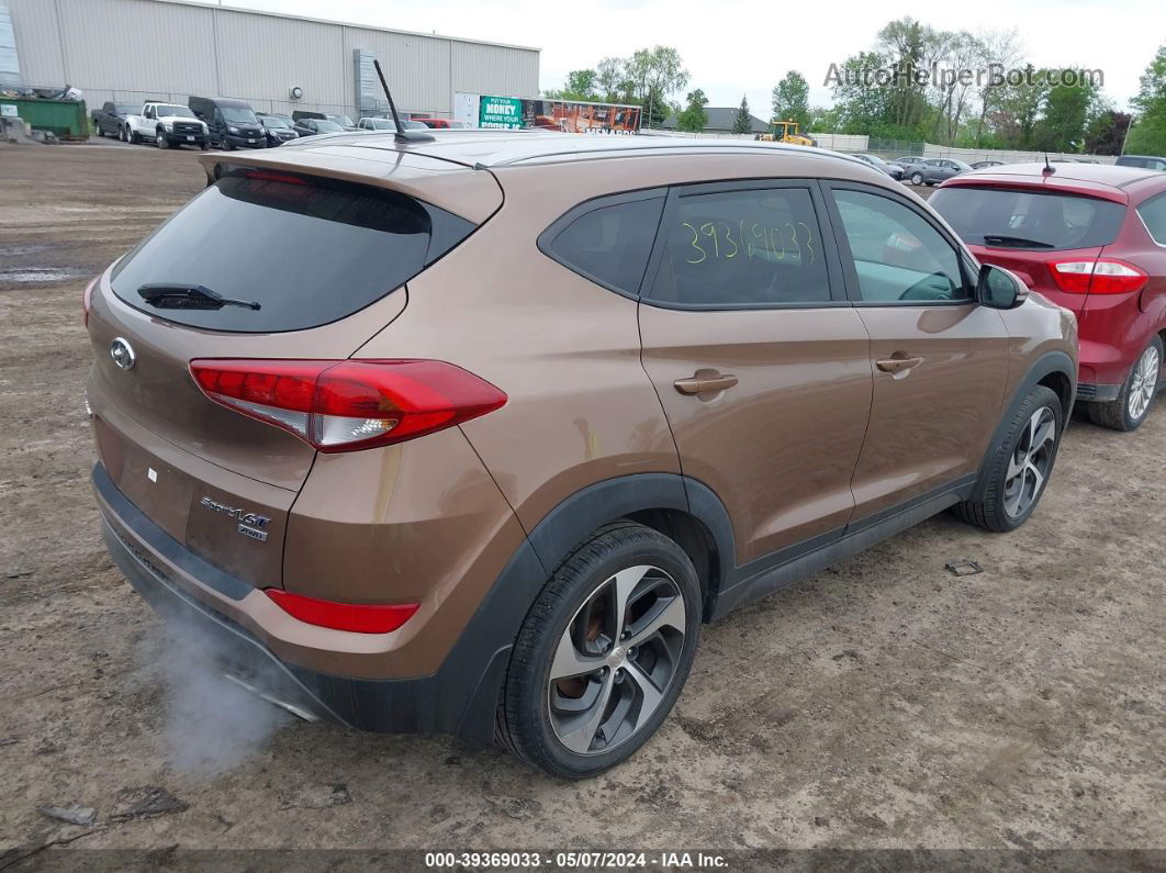 2016 Hyundai Tucson Sport Brown vin: KM8J3CA2XGU140441