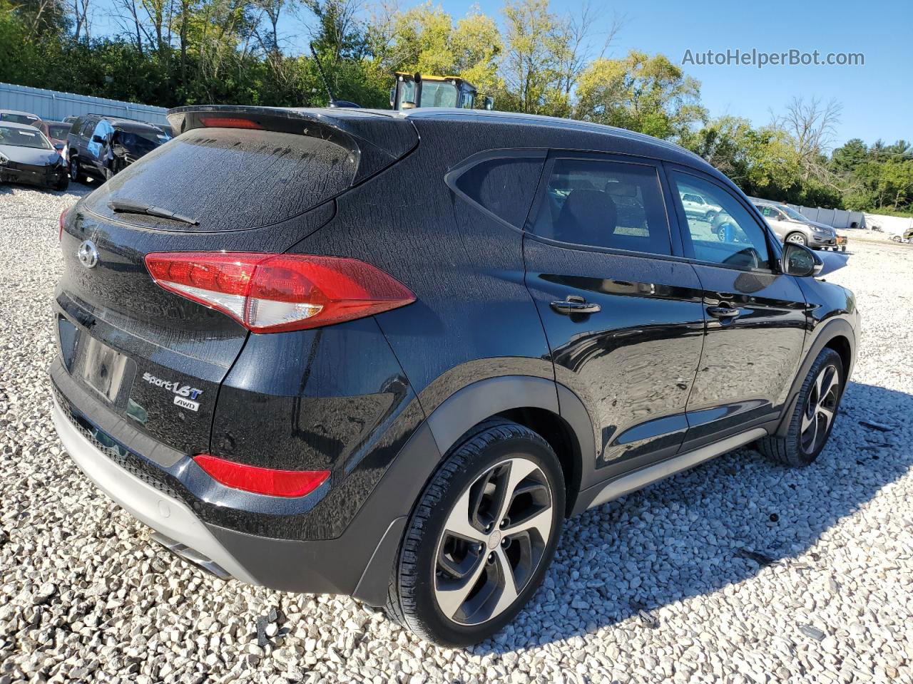 2017 Hyundai Tucson Limited Black vin: KM8J3CA2XHU274299