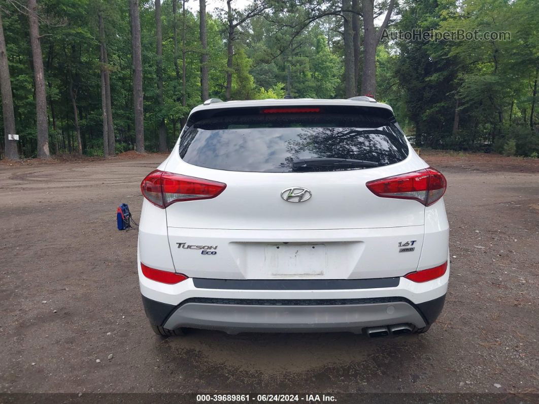 2017 Hyundai Tucson Eco White vin: KM8J3CA2XHU348031