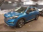 2017 Hyundai Tucson Limited Blue vin: KM8J3CA2XHU375052